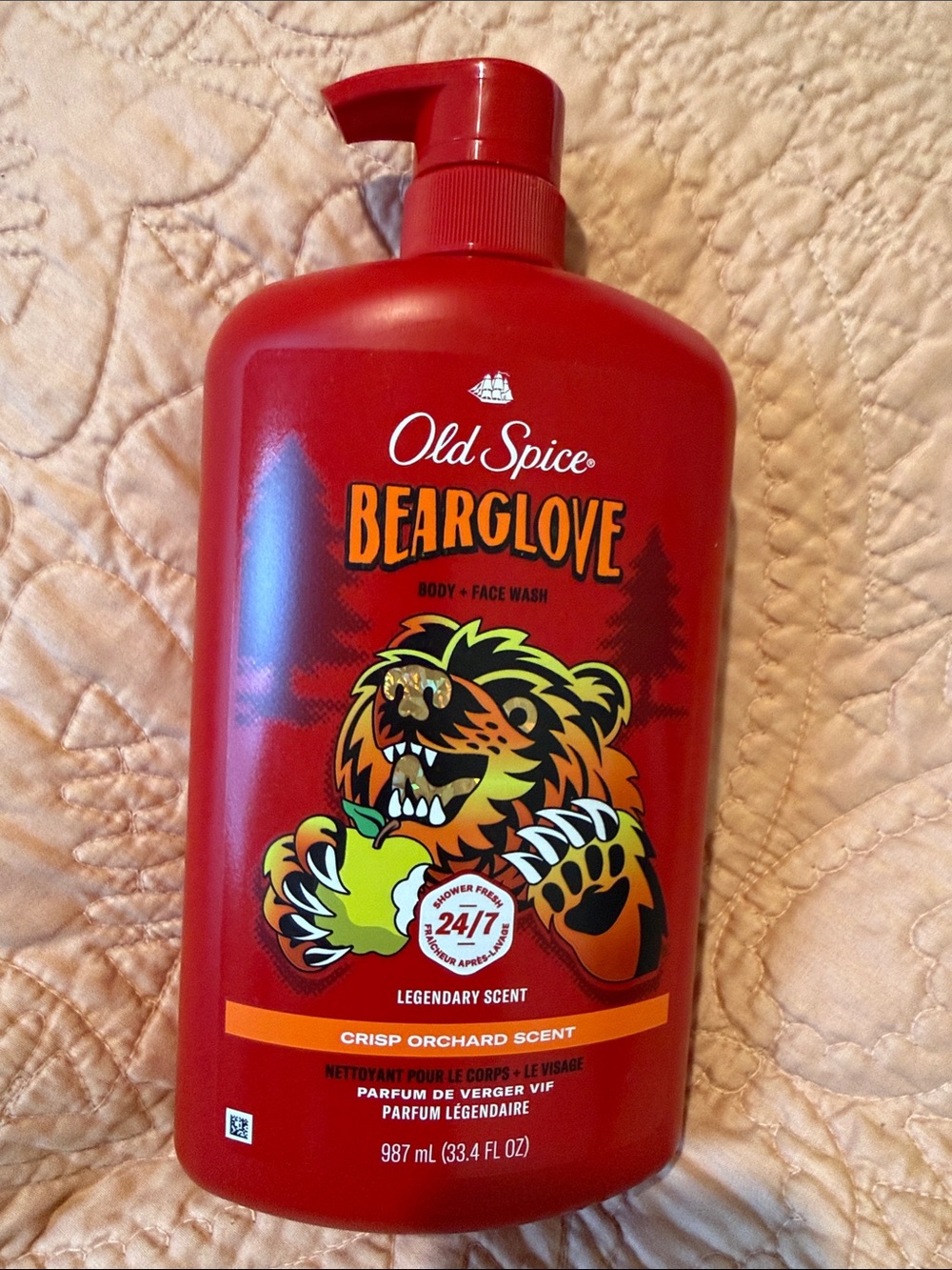 Bearglove Crisp Orchard Body + Face Wash - Red